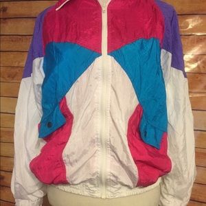 80's-90's era windbreaker Medium